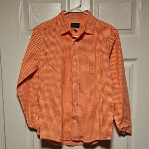 Place Orange Checkered Shirt
